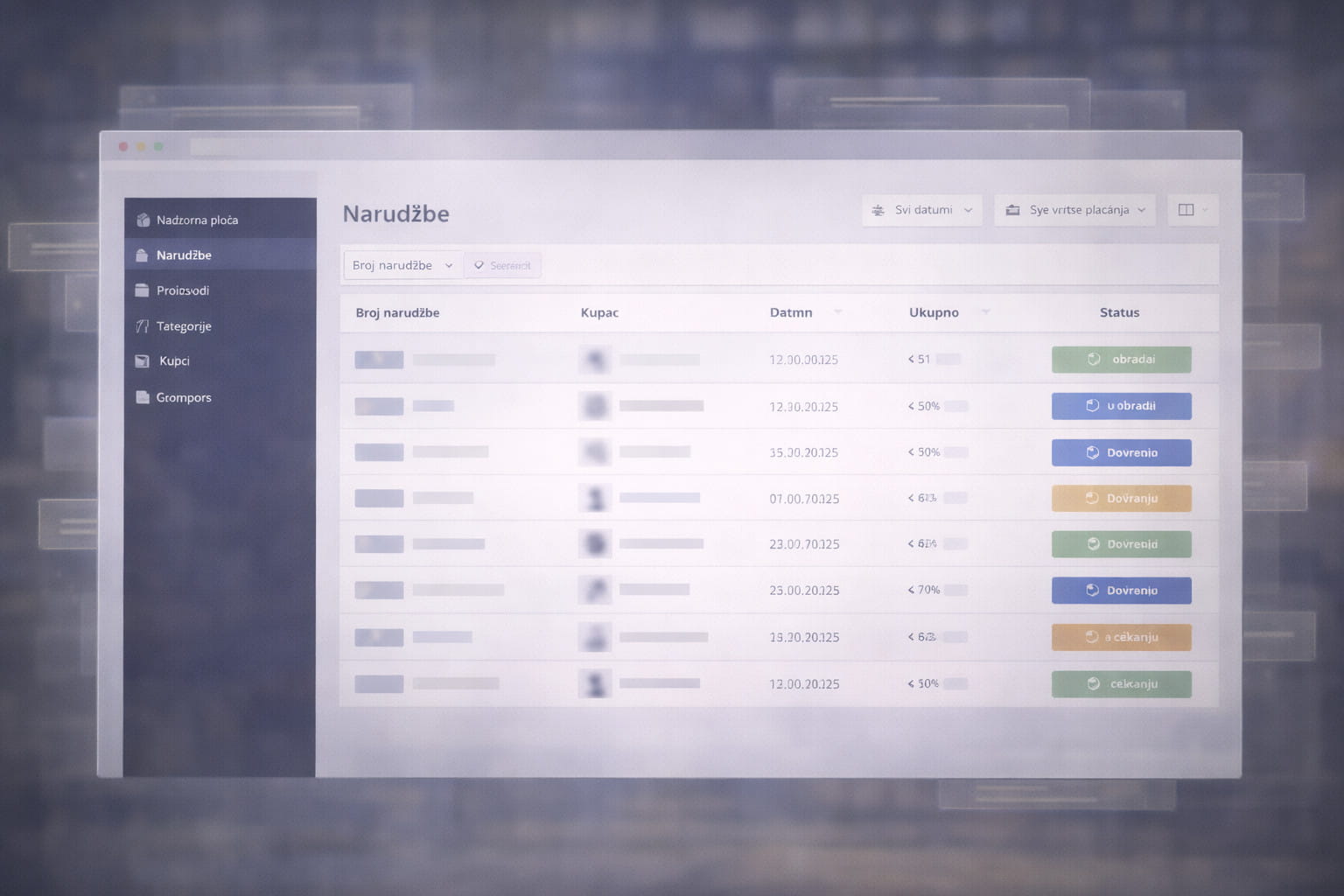 Narudžbe i statusi
