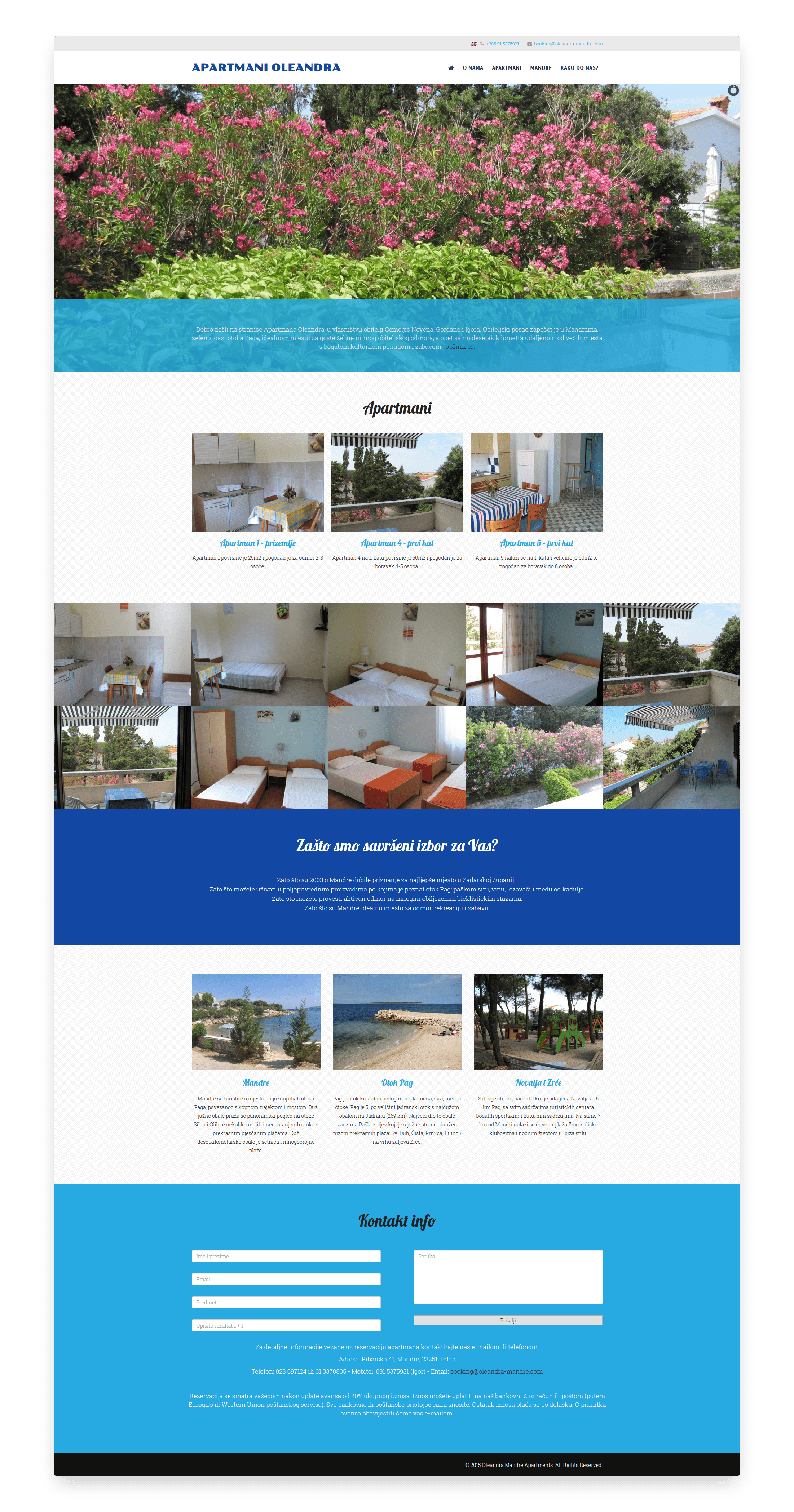 Apartmani Oleandra