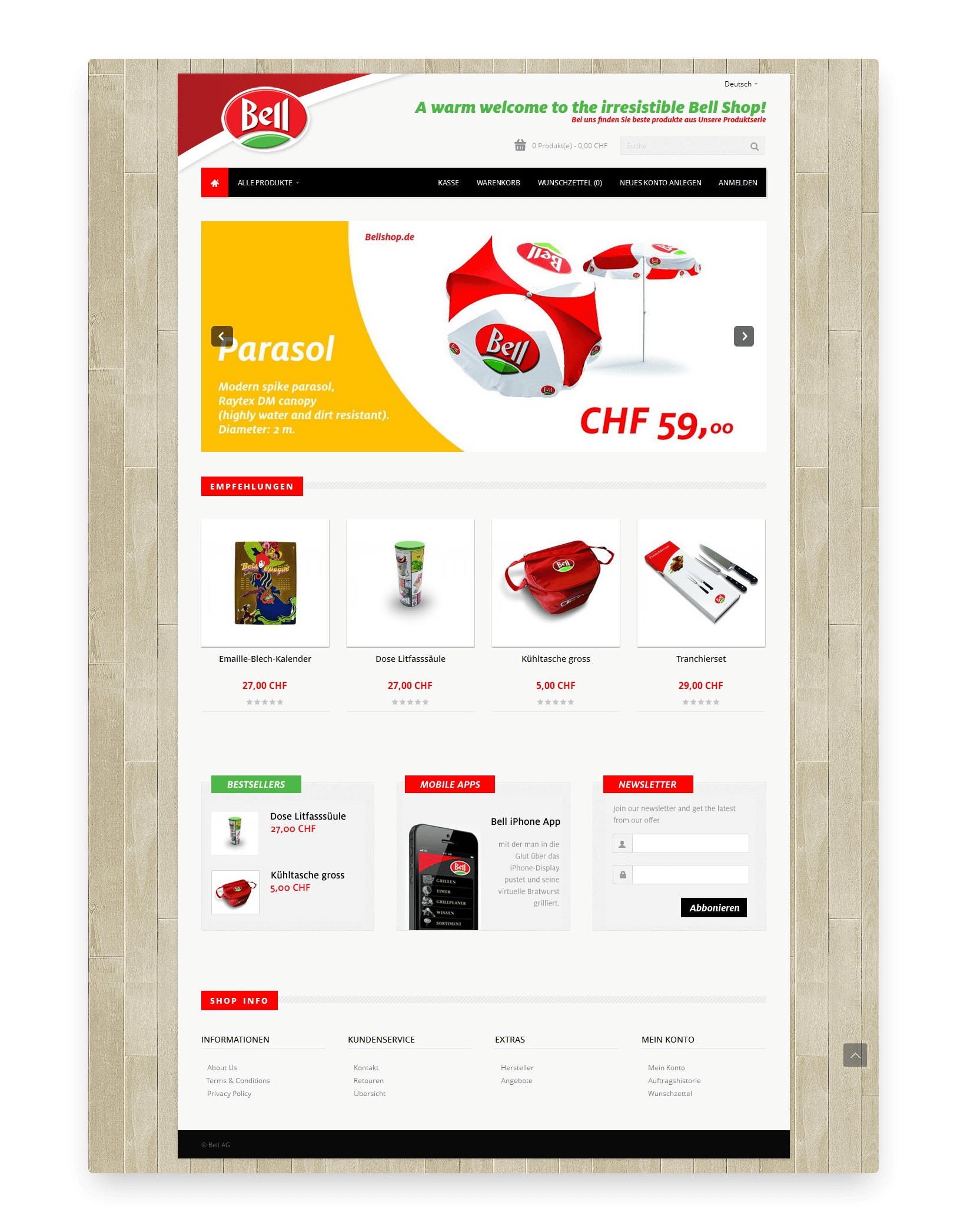 Bell shop