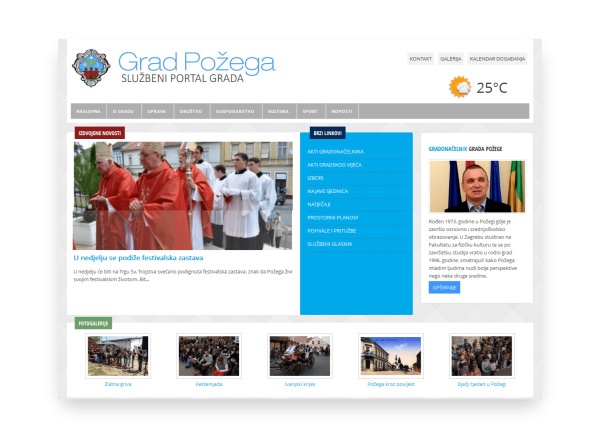  Izrada službenog portala Grada Požege u Joomli