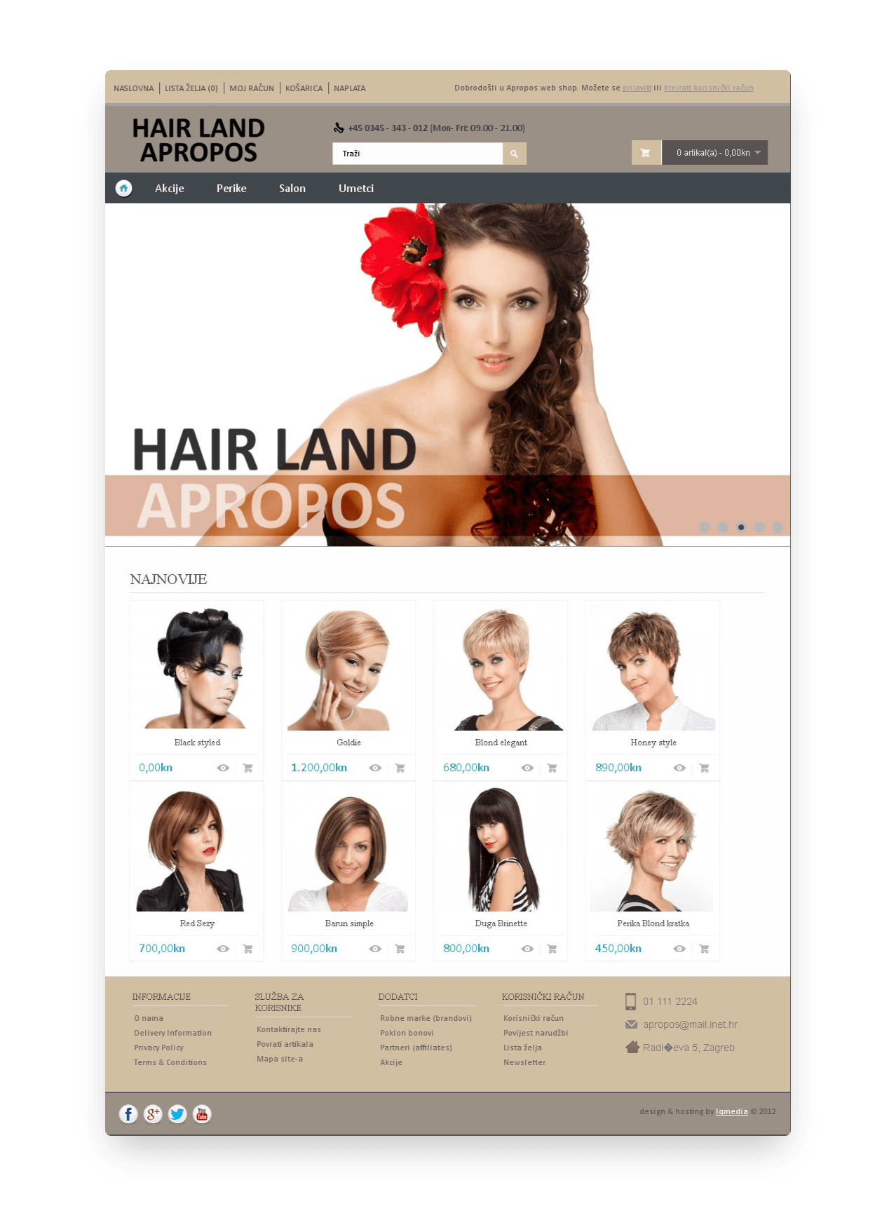 Hairland shop