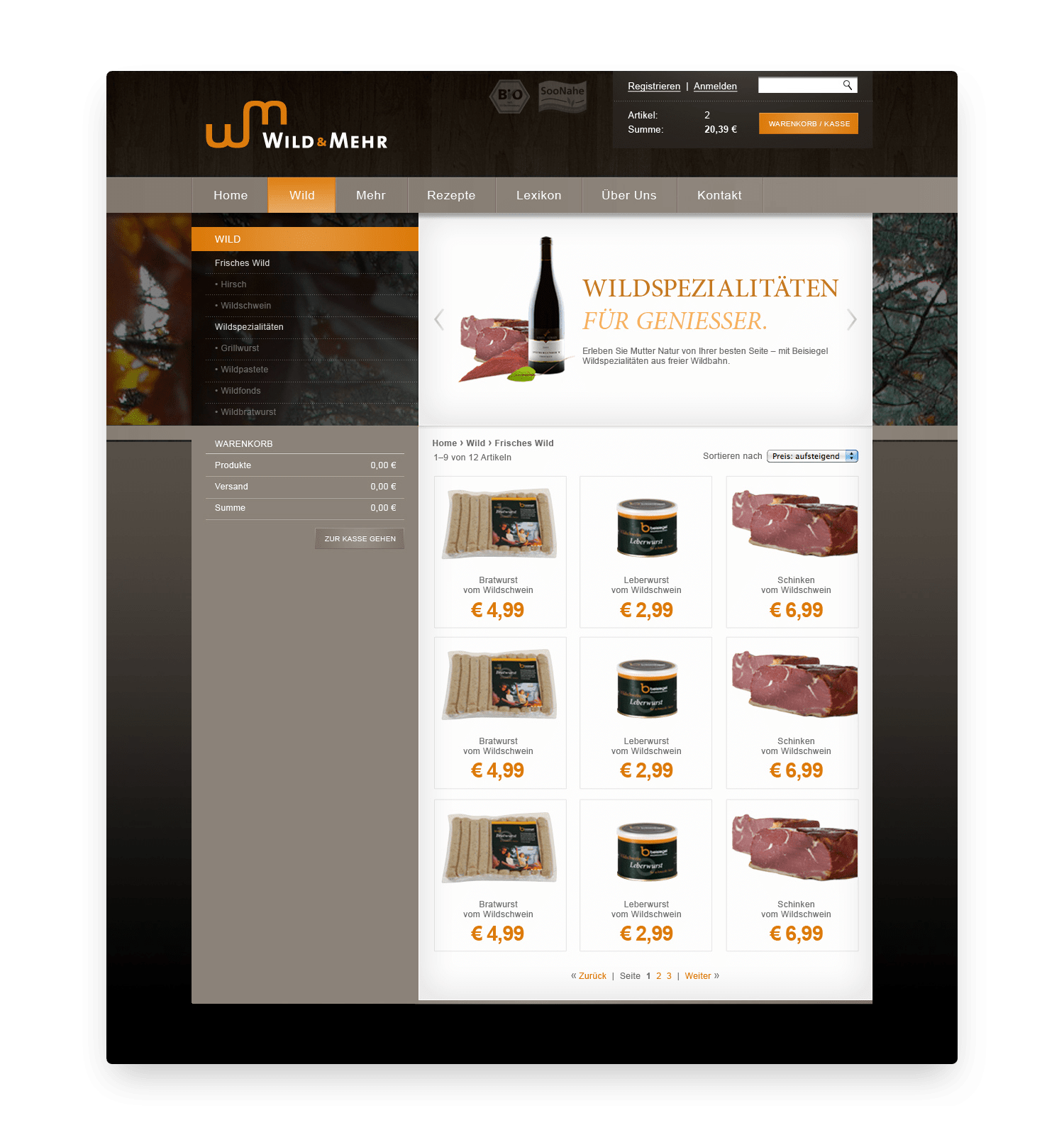 Wild und mehr shop