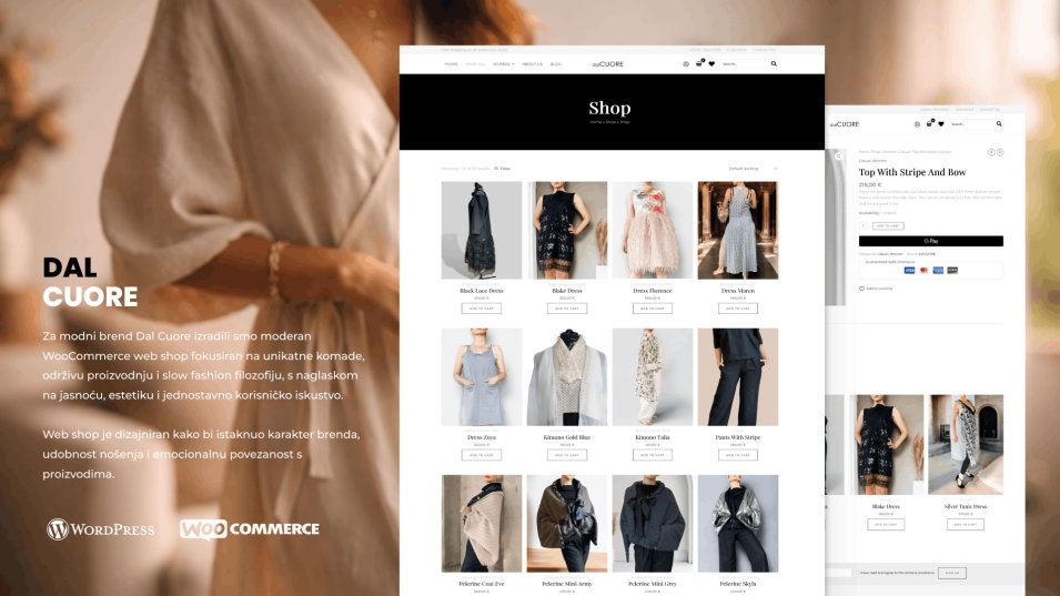 WooCommerce web shop za održivu i autorsku modu